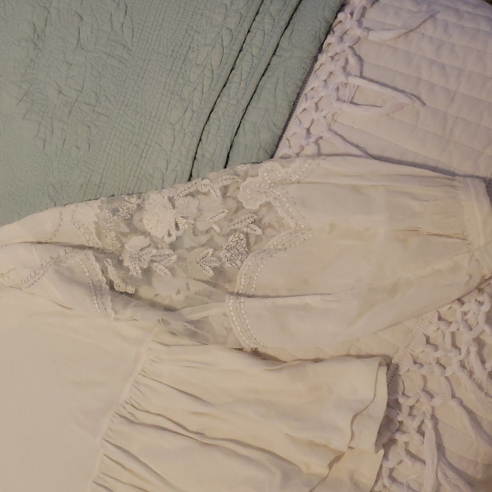 Free People boho long sleeve top - Picture 4 of 6